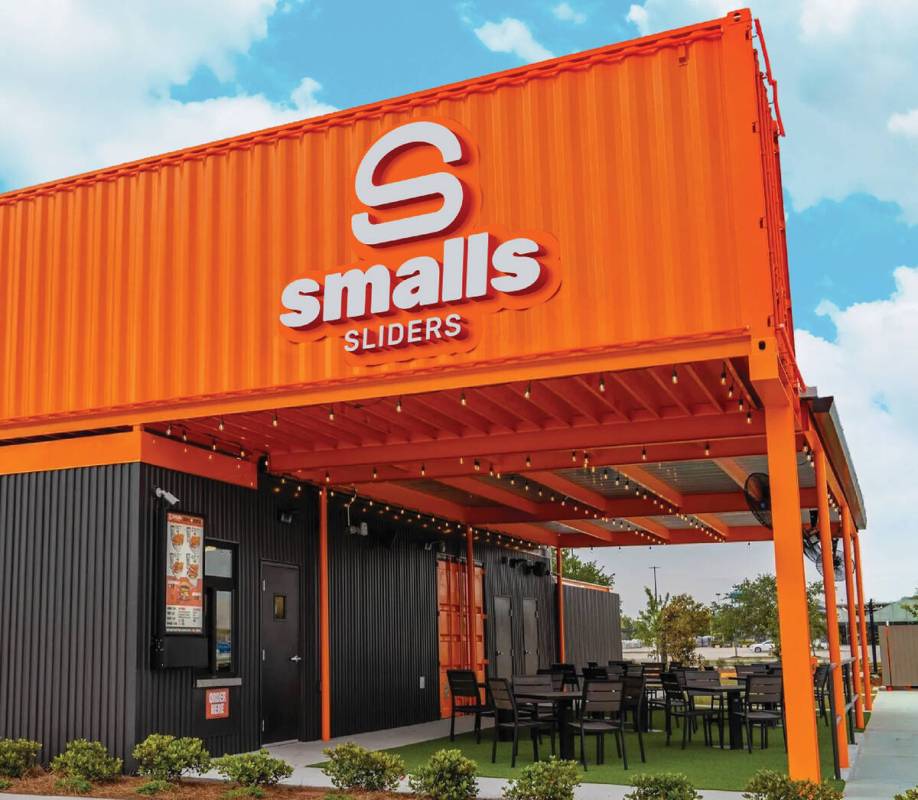 Smalls Sliders, whose restaurants are dubbed Cans because they resemble shipping containers, ju ...