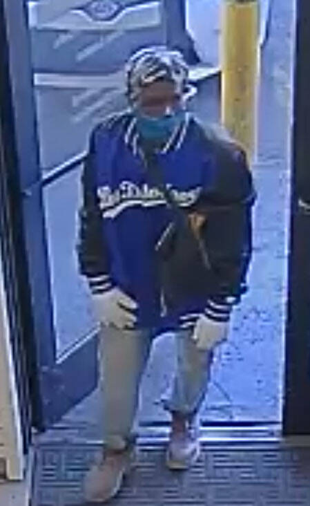 Police are seeking a man in connection with an armed robbery that occurred Monday, Oct. 14, 202 ...