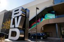 The new BLVD property is seen on the Strip, on Thursday, Jan. 16, 2025, in Las Vegas. (Bizuayeh ...