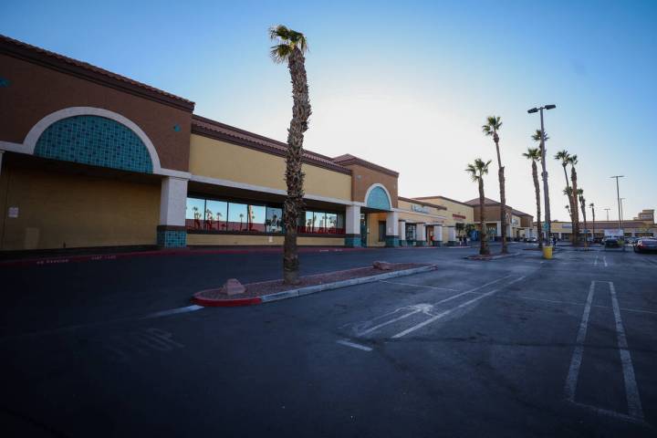 The Charleston Plaza is seen Saturday, Jan. 18, 2025, in Las Vegas. (Madeline Carter/Las Vegas ...