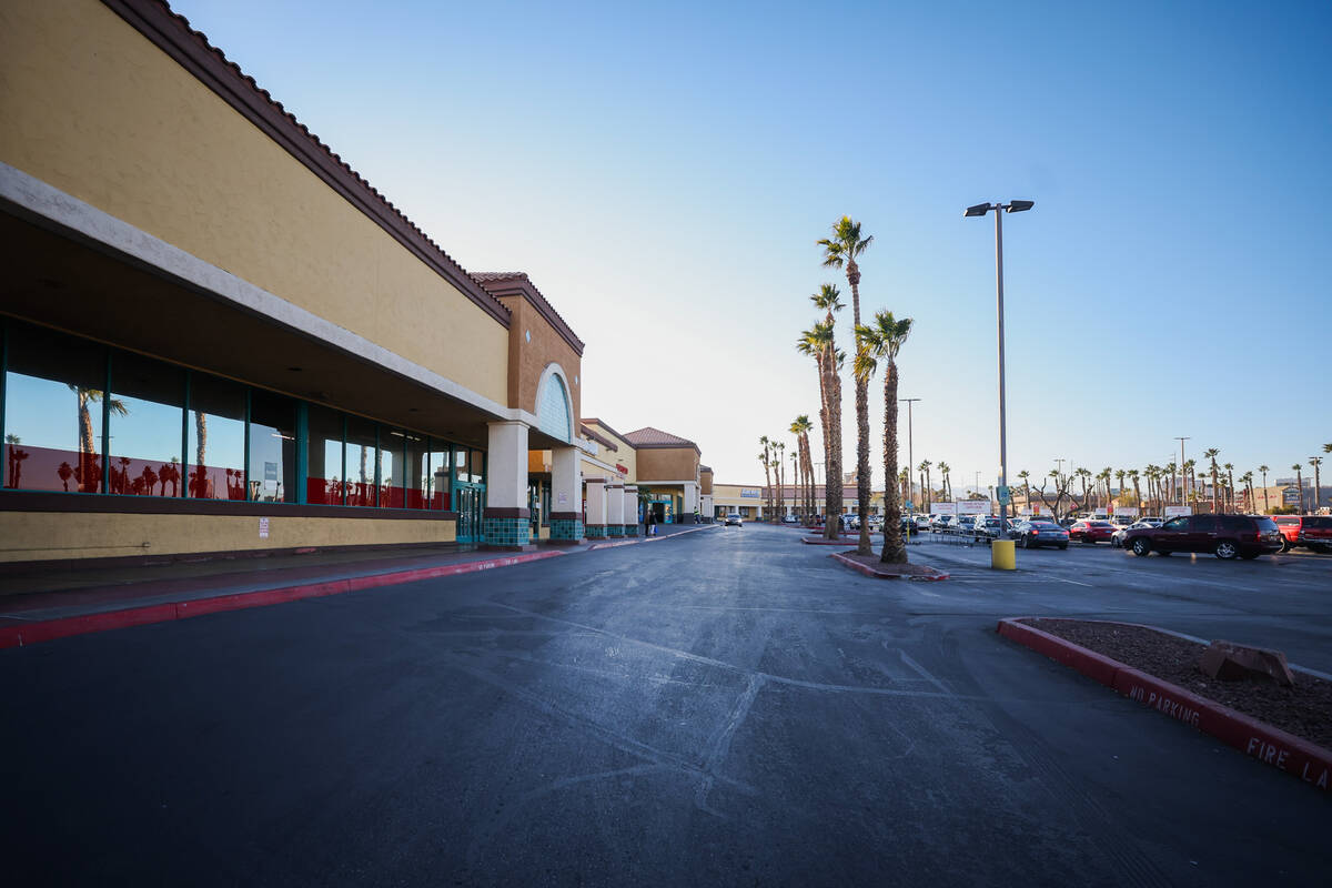 The Charleston Plaza is seen Saturday, Jan. 18, 2025, in Las Vegas. (Madeline Carter/Las Vegas ...