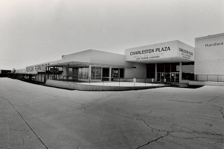 Charleston Plaza, which may have been the first mall in Las Vegas, pictured in the 1960s. (Rene ...