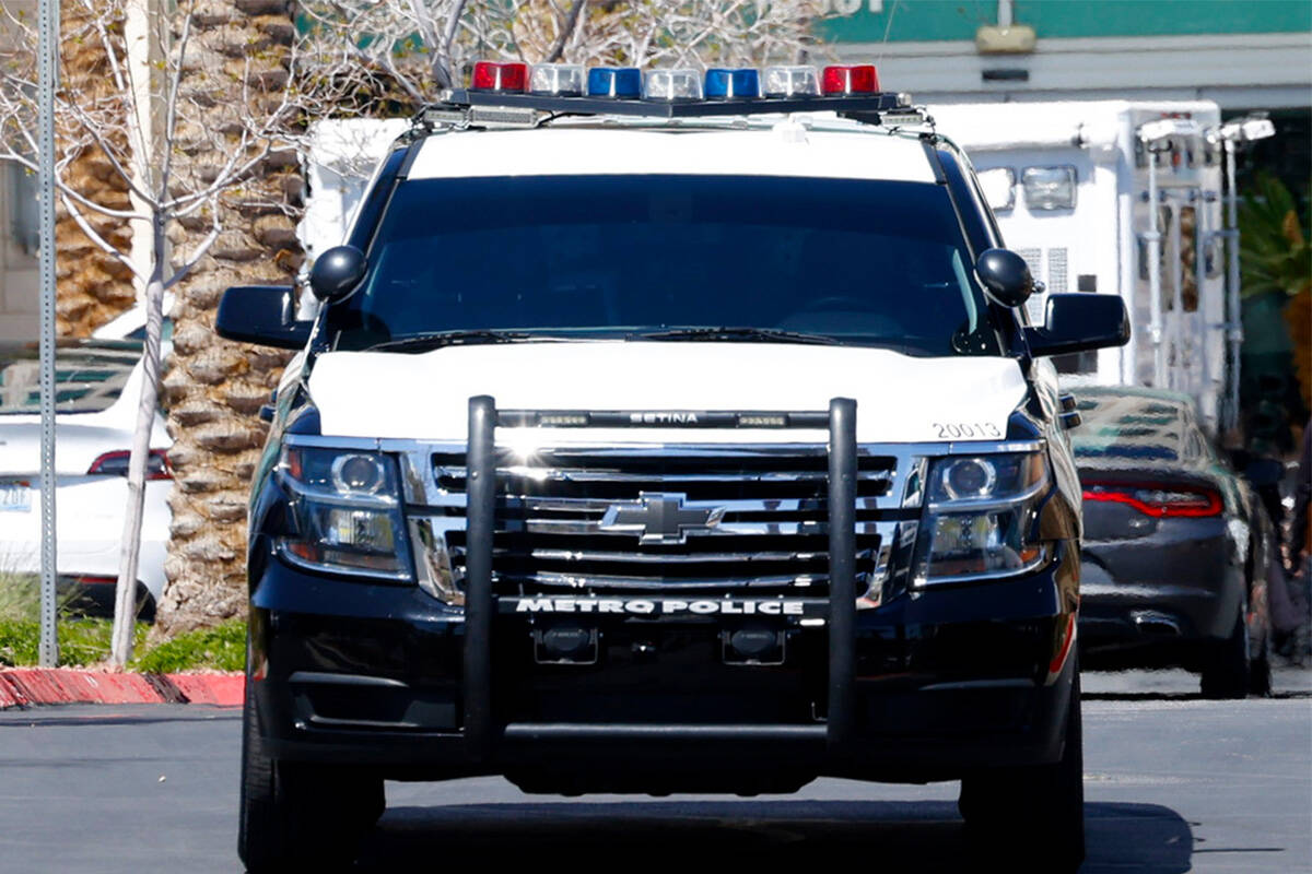 FILE - Metropolitan Police Department vehicle. (Las Vegas Review-Journal)