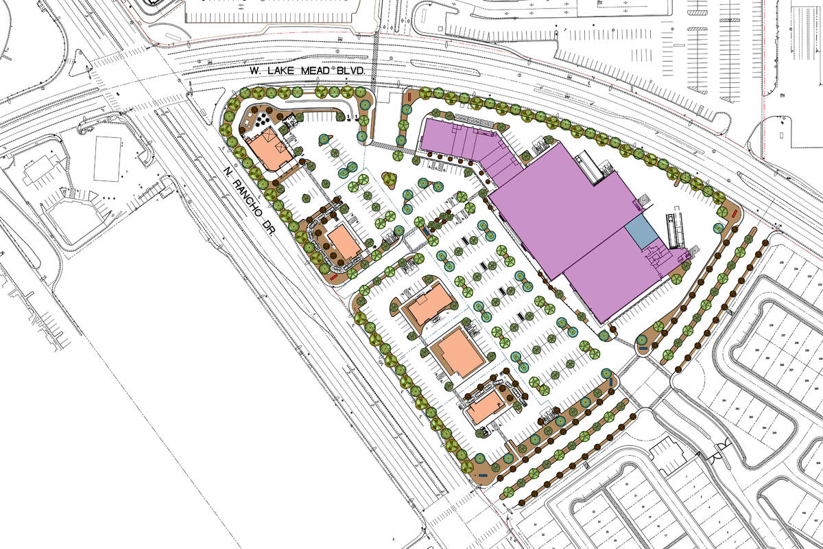 This is a provided plan for the Hylo Park mixed-use project on the former site of Texas Station ...