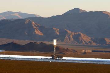 The Ivanpah Solar Electric Generating System is pictured, on Wednesday, Sept. 25, 2024, at the ...