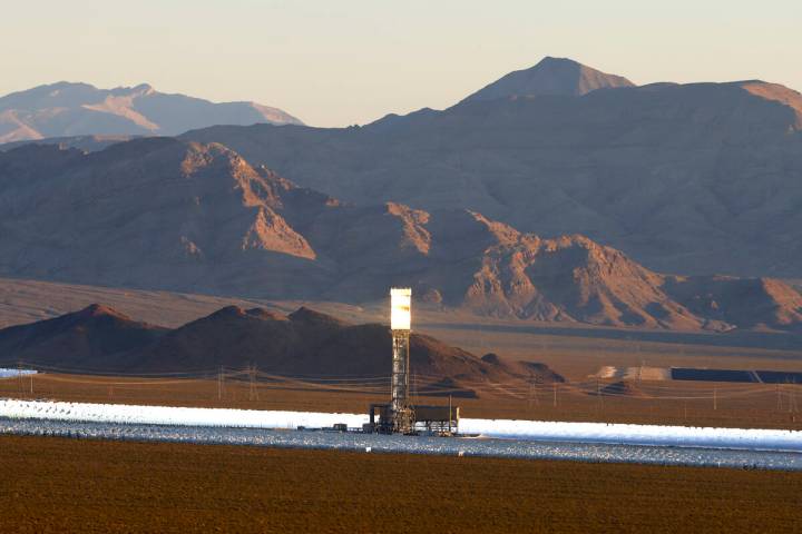 The Ivanpah Solar Electric Generating System is pictured, on Wednesday, Sept. 25, 2024, at the ...