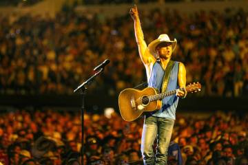 Country superstar Kenny Chesney has booked 15 dates this spring and summer at Sphere. (Jill Tru ...