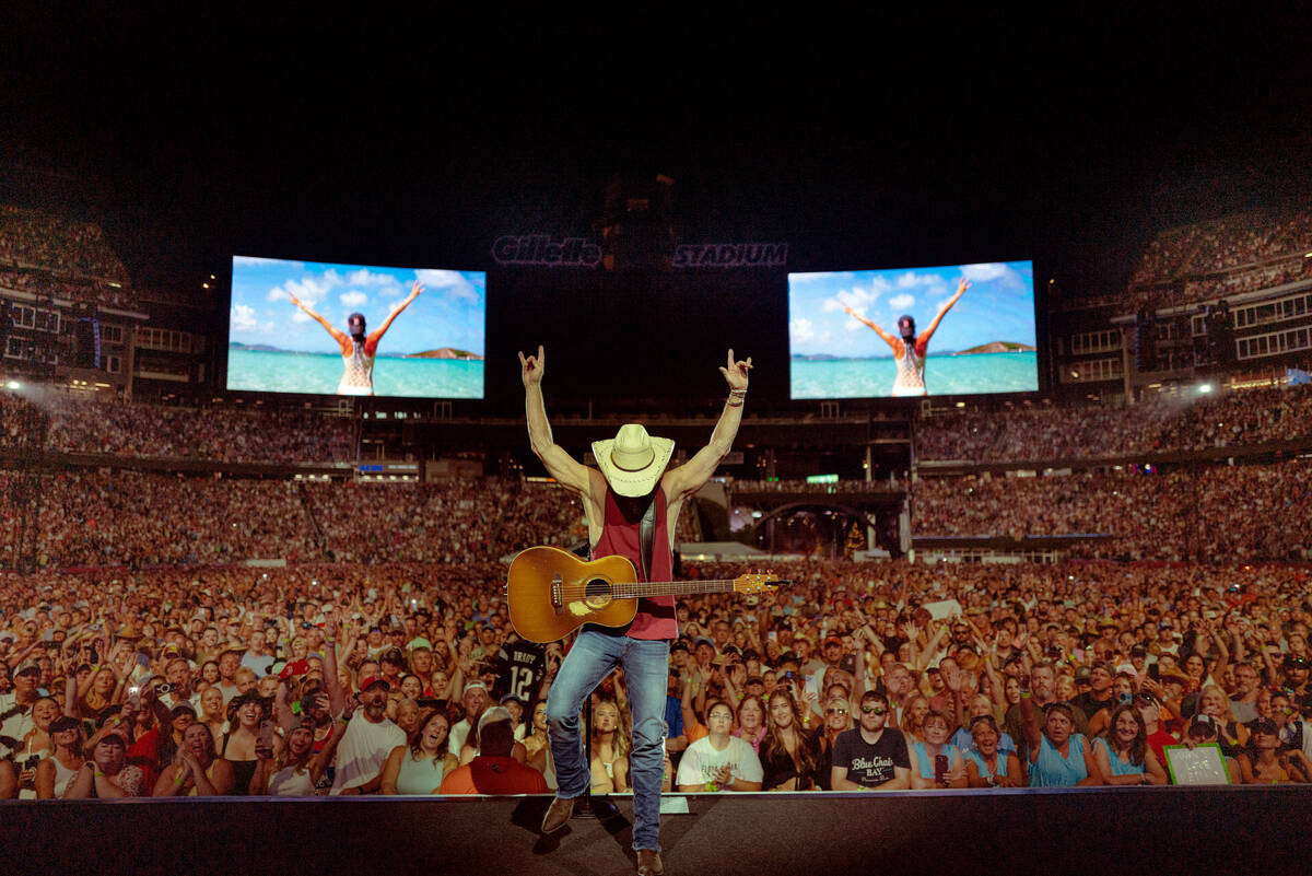 Country superstar Kenny Chesney has booked 15 dates this spring and summer at Sphere. (Jill Tru ...