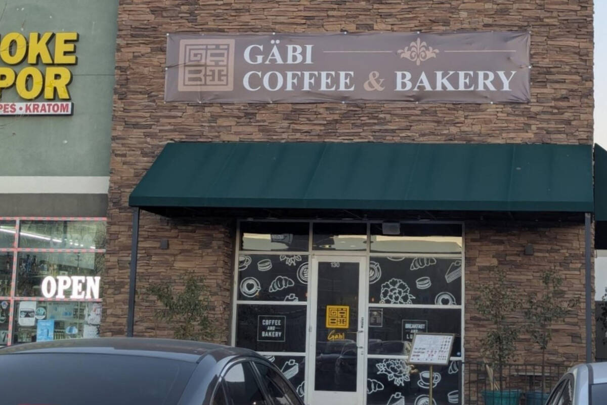 Gabi Coffee & Bakery on Stephanie Street in Henderson, shown here on Jan. 23, 2025, was, un ...