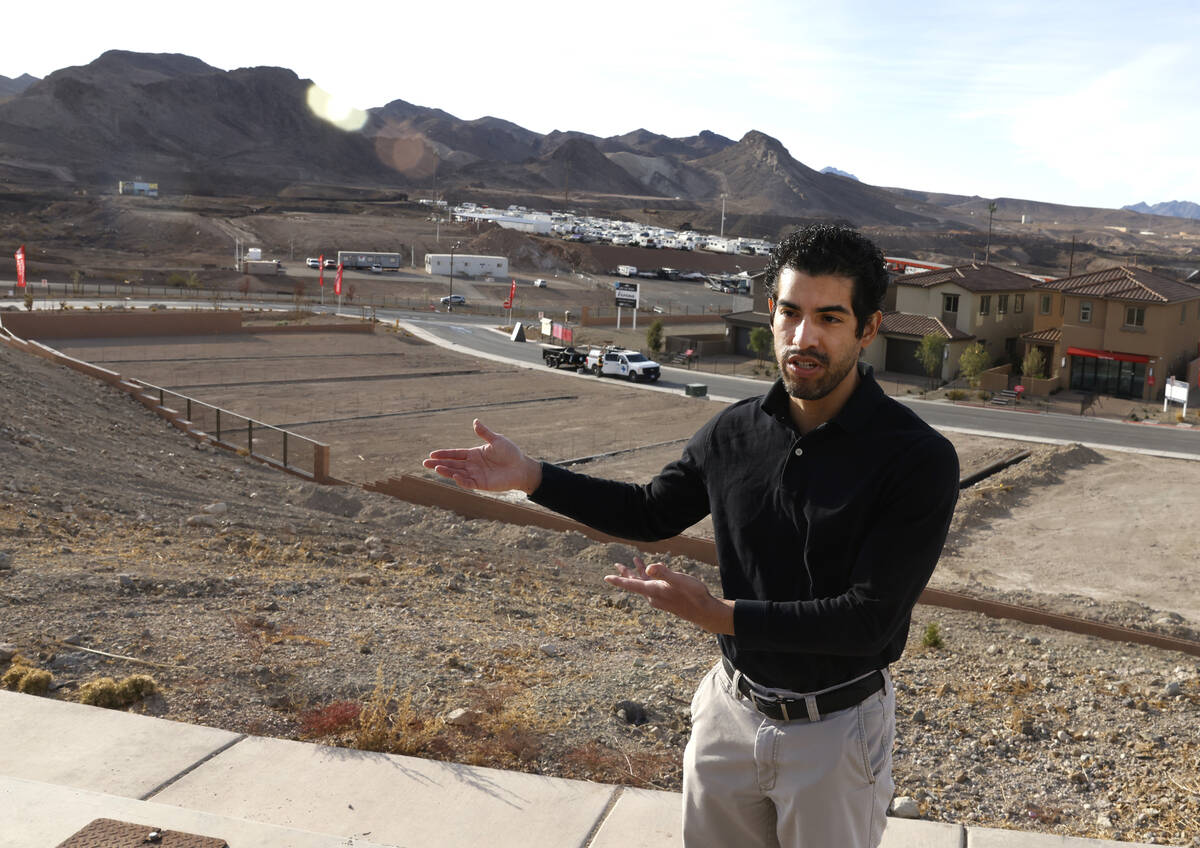 Alan Pineda, an engineer specializing in industrial site cleanup with the Nevada Department of ...