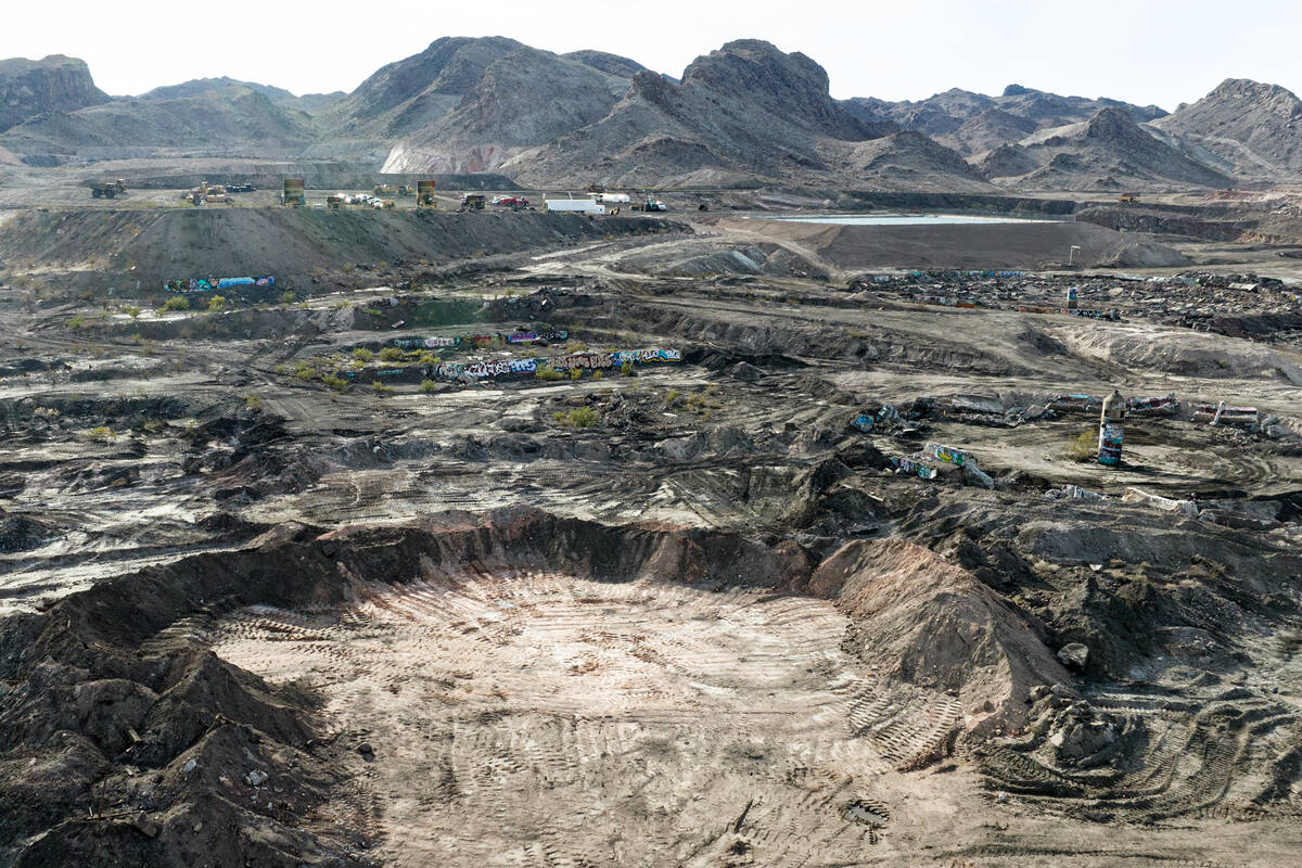 Cleanup operations are underway at the former Three Kids Mine site, focusing on removing contam ...