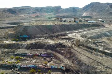 Cleanup operations are underway at the former Three Kids Mine site, focusing on removing contam ...