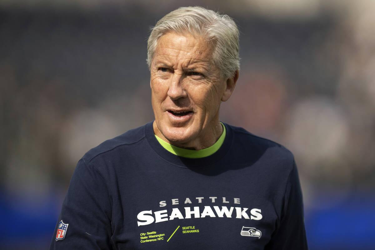 The Raiders are set to hire former Seattle Seahawks head coach Pete Carroll. (AP Photo/Kyusung ...