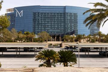 M Resort Spa Casino is shown, on Friday, April 7, 2023, in Henderson. (Bizuayehu Tesfaye Las Ve ...