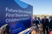 The site unveiling for Intermountain Healthcare's stand alone children's hospital on Tuesday, O ...