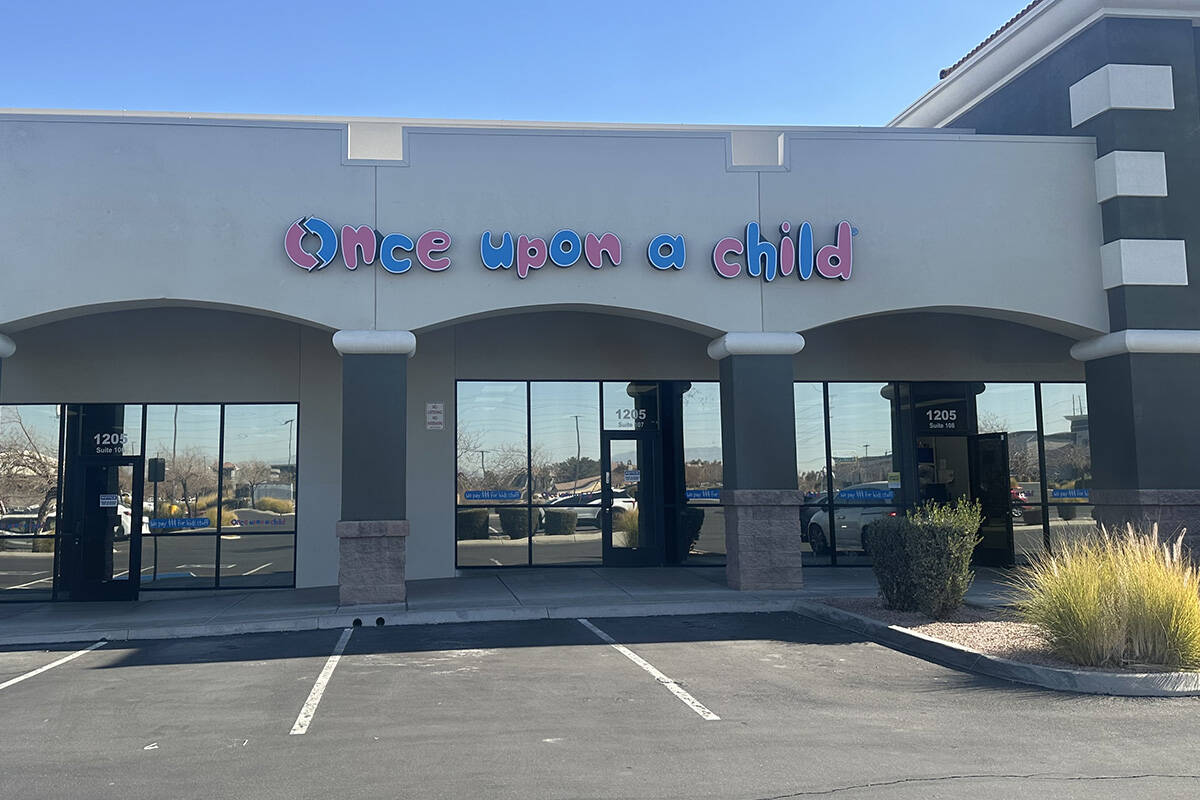 Once Upon A Child is preparing to open in Henderson. (Emerson Drewes/Review-Journal)