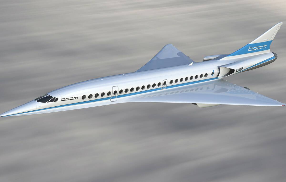 Boom Supersonic founder Blake Scholl presented the XB-1 at the Boyd Group International 22nd an ...