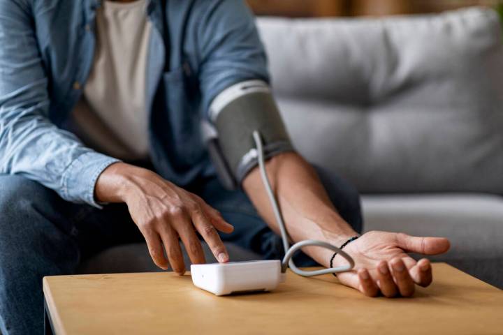 Home monitoring can help you keep tabs on your blood pressure in a comfortable setting. (Getty ...