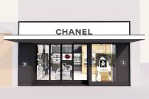 A rendering of the new Chanel Fragrance and Beauty Boutique at Downtown Summerlin. (Chanel)