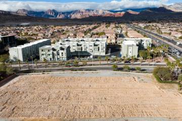 Land where homebuilder Toll Brothers plans to build a new condo complex is seen at the southeas ...