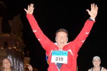 Phoenix resident Neal Bendesky, shown running the 2017 Rock 'n' Roll Las Vegas half marathon, w ...