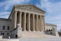 The Supreme Court is seen on Capitol Hill in Washington, Dec. 17, 2024. (AP Photo/J. Scott Appl ...