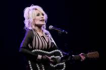 Dolly Parton performs during an event celebrating the Kansas statewide expansion of Dolly Parto ...