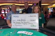 A visitor from Hawai’i won a $510,855 progressive jackpot on Face Up Pai Gow Poker on Saturda ...