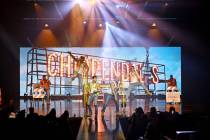 Chippendales perform during their grand opening at The Linq on February 13, 2025, in Las Vegas. ...